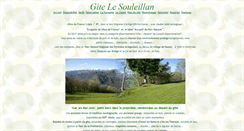 Desktop Screenshot of gite-le-souleillan.com